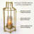 20.6'' H Metal Tabletop Lantern