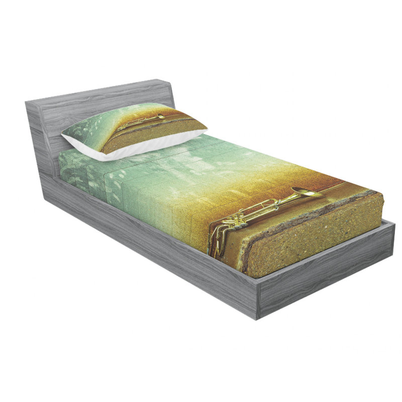 Microfiber Sheet Set, Twin XL Sheet Set with Fitted Sheet