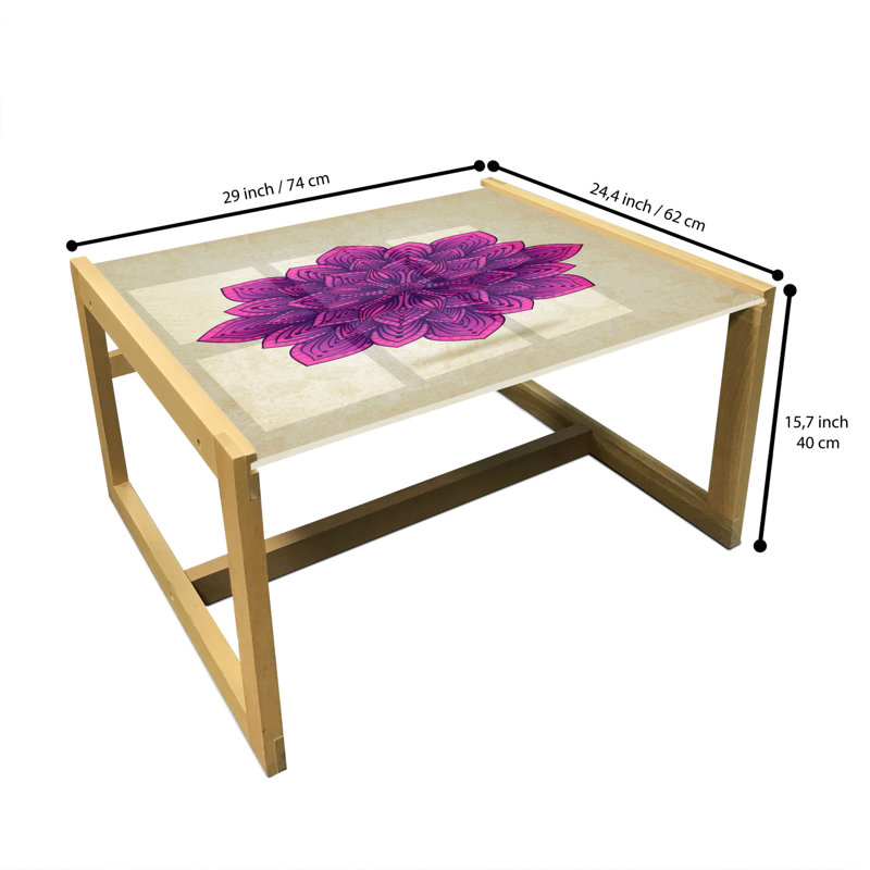 Jakariya Sled Coffee Table, 62cm H x 74cm W x 40cm D