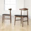 Chaise d'appoint Balko en noir / brun