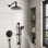 Calliope Wall Mounted 2-Function Retro Pressure-Balanced Shower System with 3 Setting Handheld