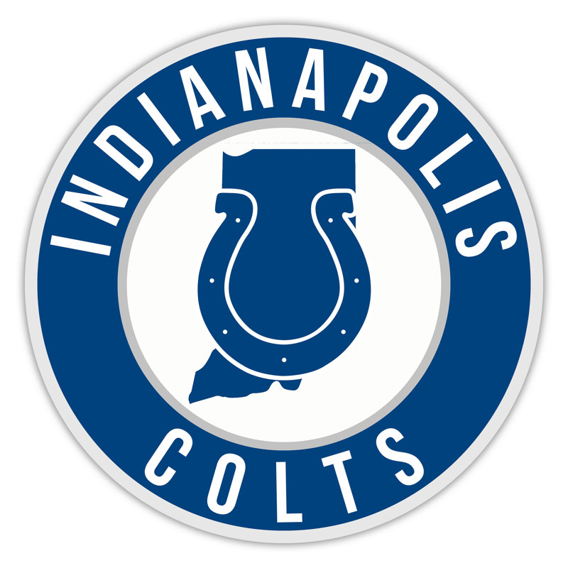 Indianapolis Colts Bright Line - Cercle de 16 po avec l'État