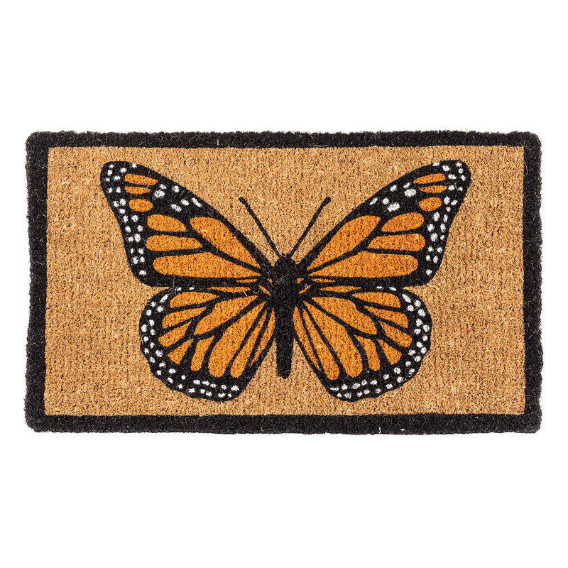 Tapis de porte d'extérieur simple 30 po x 18 po Hebron