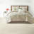 Luxurious 6-piece Cotton Queen Bedding Set With Tropical Design