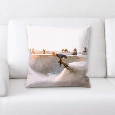 Lawson Skate Park Square Pillow Cover & Insert
