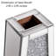 Vase de sol en verre miroir fait main DeGrailly 30 po - Style moderne, contemporain et glamour-100314812-108925670