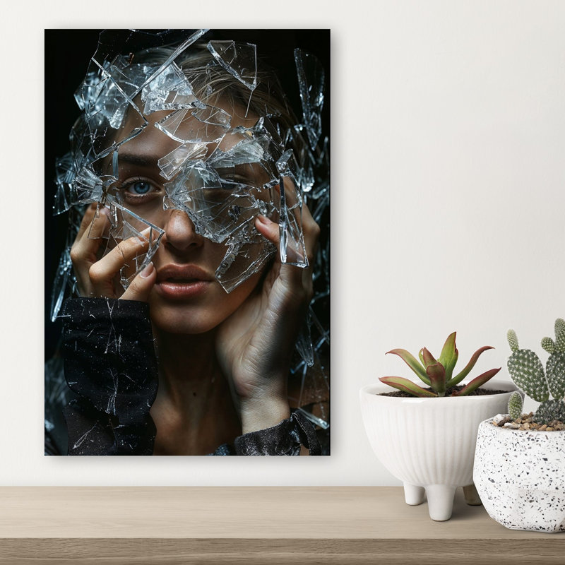 Shattered II Contemporary Wall Art Print, 45.72cm H x 30.48cm W