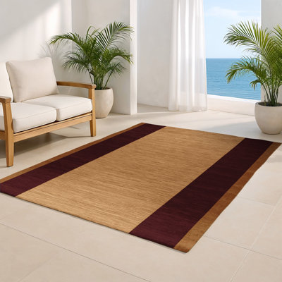 Tapis intérieur / extérieur brun HorizontalStripes