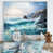 Cadre flottant blanc