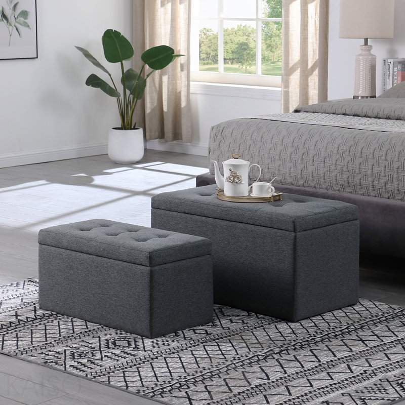 Ensemble de repose-pieds, Gris