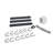 Sol 48" Long Adjustable Tool Hanging System Wall Mount Garage Tool Holder Organizer
