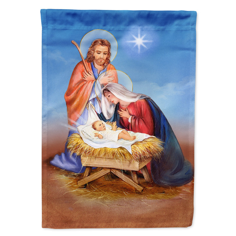 Zarevant Double Sided Polyester Christmas Garden Flag, 40" H x 28" W
