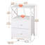 Metal Bedside Table-1089298990