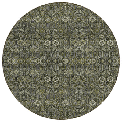 Benninger Washable Floral Indoor / Outdoor Rug