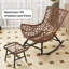 Chaise berçante décontractée Home-111685736-111685737