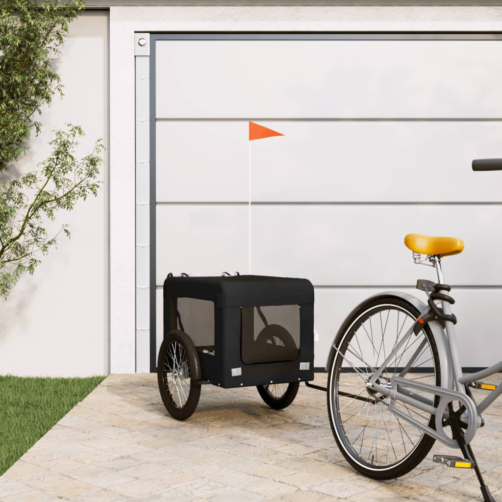 Pet Bike Trailer Oxford Fabric and Iron