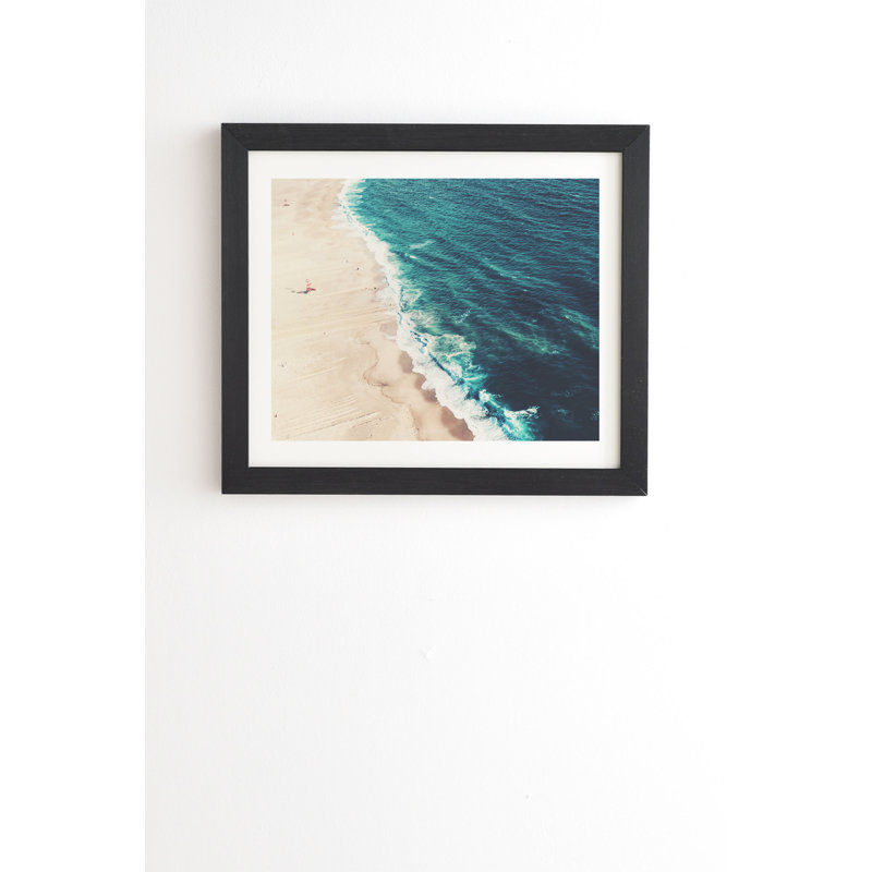 « beach nazare », impression, H 8 po x l 10 po x P 2 po, Papier, Blanc