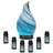 Oil Diffuser & Essential Oils Set - Aromatherapy Diffuser With 6 Essential Oils Set, Ultrasonic Cool Mist Oil Diffusers For Essential Oils, 4 Timer & 7 LED Light, Waterless Auto Shut-Off