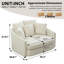 Fauteuil d'appoint en chenille surdimensionné-701439375