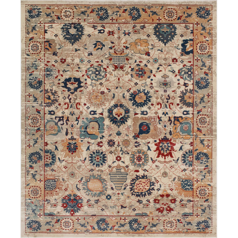 Cuthbertson Oriental Indoor Rug, Rectangle 7'10" x 10'