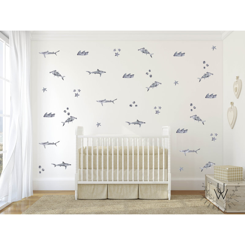 Nautical & Beach Wall Decal, Grey