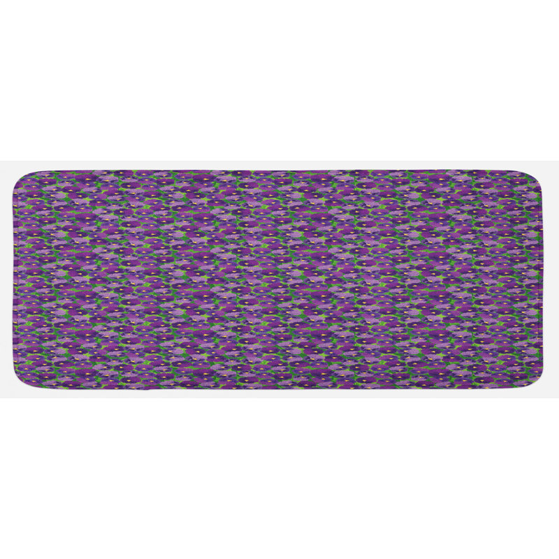 Tapis de cuisine botanique