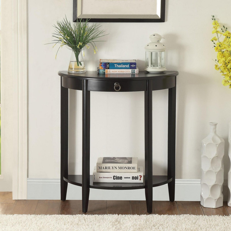 Modern Console table, Black