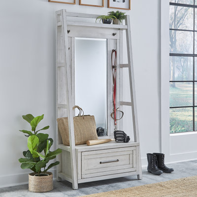 Bettee Hall Tree with Bench and Shoe Storage