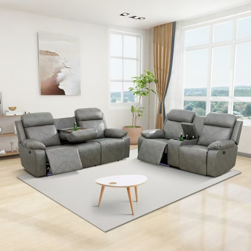  Addlynn 2 - Piece Breathing Leather Power Reclining Living Room Set
