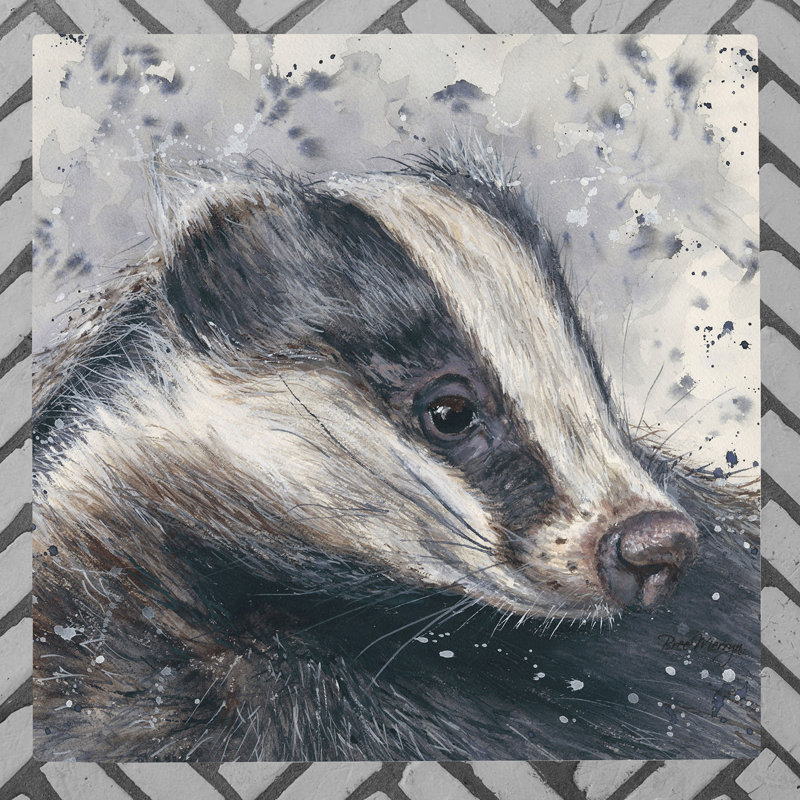 Bree Merryn Bert Badger Dimensional Wall Art