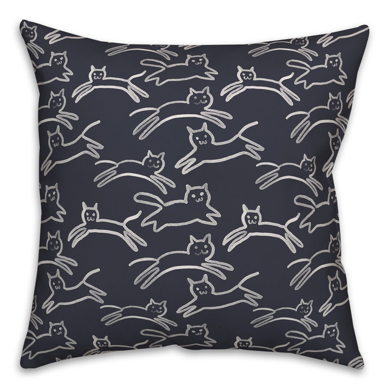 Coussin décoratif , H 18 po x l 18 po, Marine