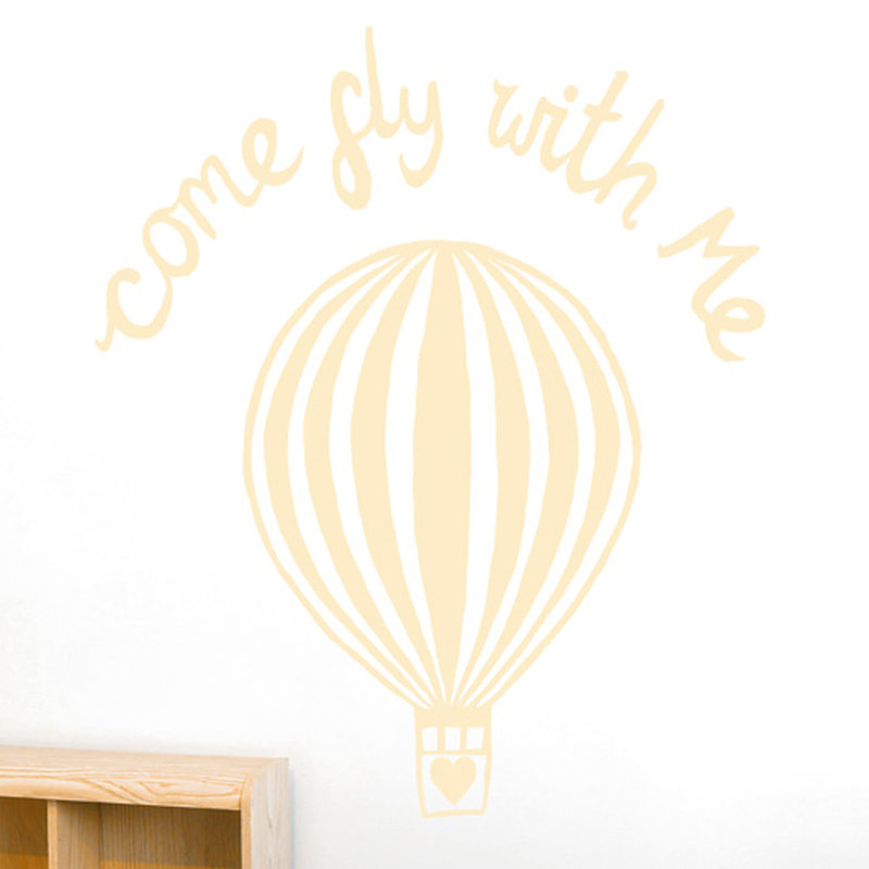 Wall Decal, Beige, Large