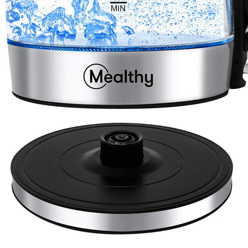 Mealthy 1.79 Quarts Glass Electric Tea Kettle