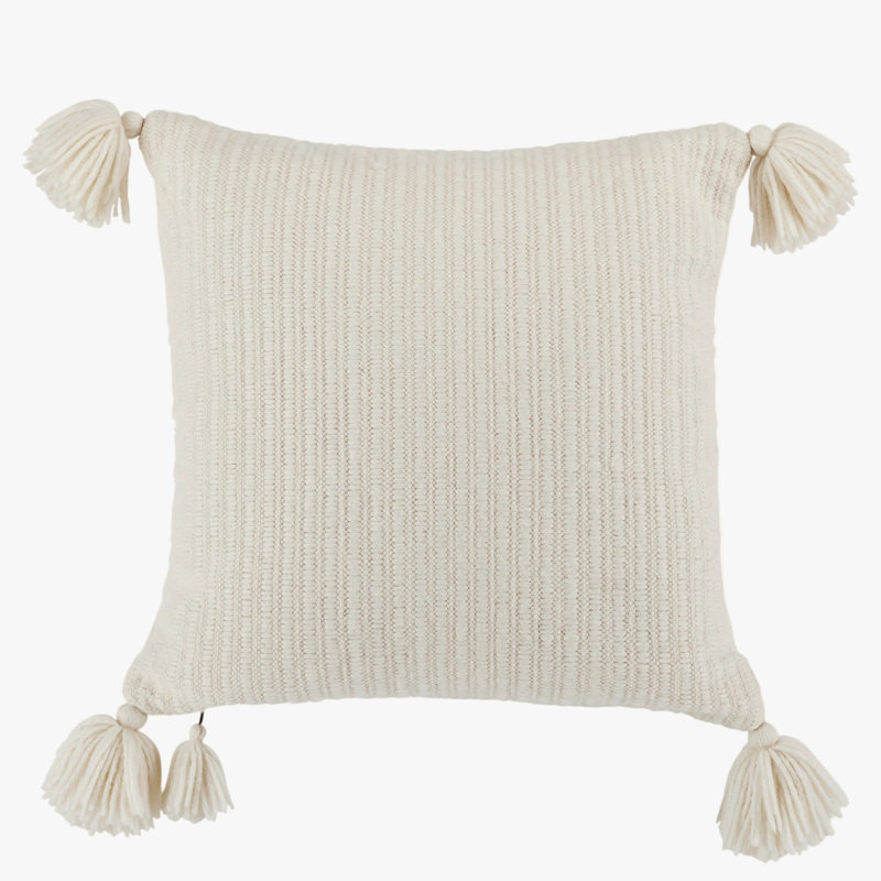 Indigo Seas Samaya Pillow Cover & Insert, Ivory