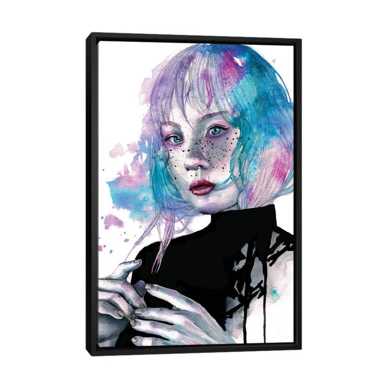« broken » et « hearts cassé », impression sur toile, H 26 po x l 18 po x P 1,5 po, Toile avec cadre noir