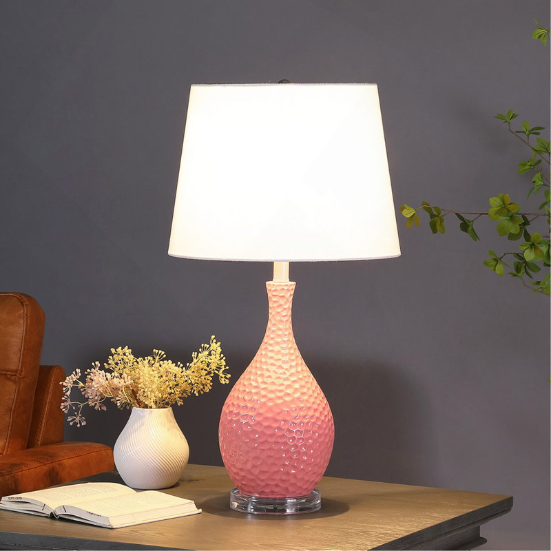 Lampe de table 28 po, Rose, 100