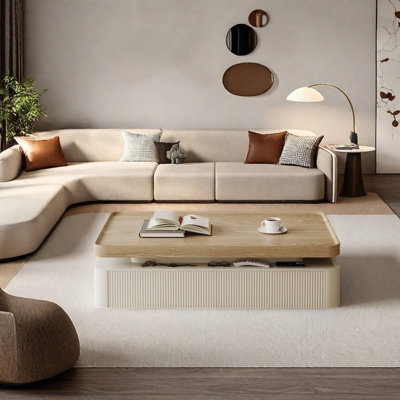 Japanese style minimalist coffee table