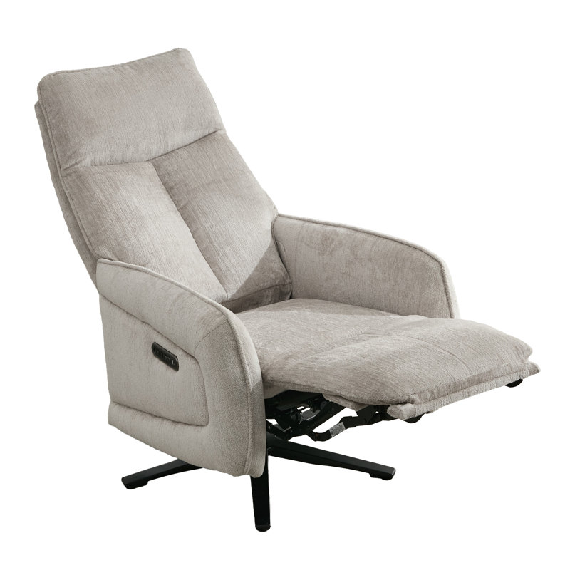 Cassidi Swivel Zero Gravity Recliner, Beige