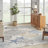 Lilyanna Seaside Ivory/Gray/Blue Indoor Area Rug-1027799286