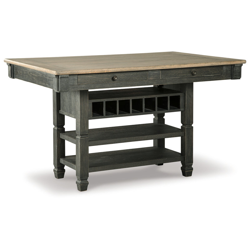 Tyler Creek Counter Height Dining Table and 4 Barstools with Server