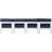 Kylis 120'' Wide Aluminum Patio Sofa with Cushions-61209879-61209880
