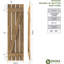 Volets de planche-n-lattes avec barre en Z (par paire) Americraft (2 lattes)-78948311-78948364-78948367