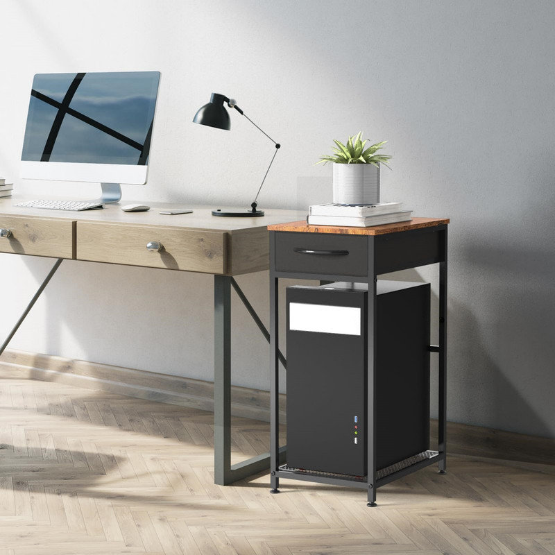71.8cm H x 40.3cm W CPU Holder with Wheels