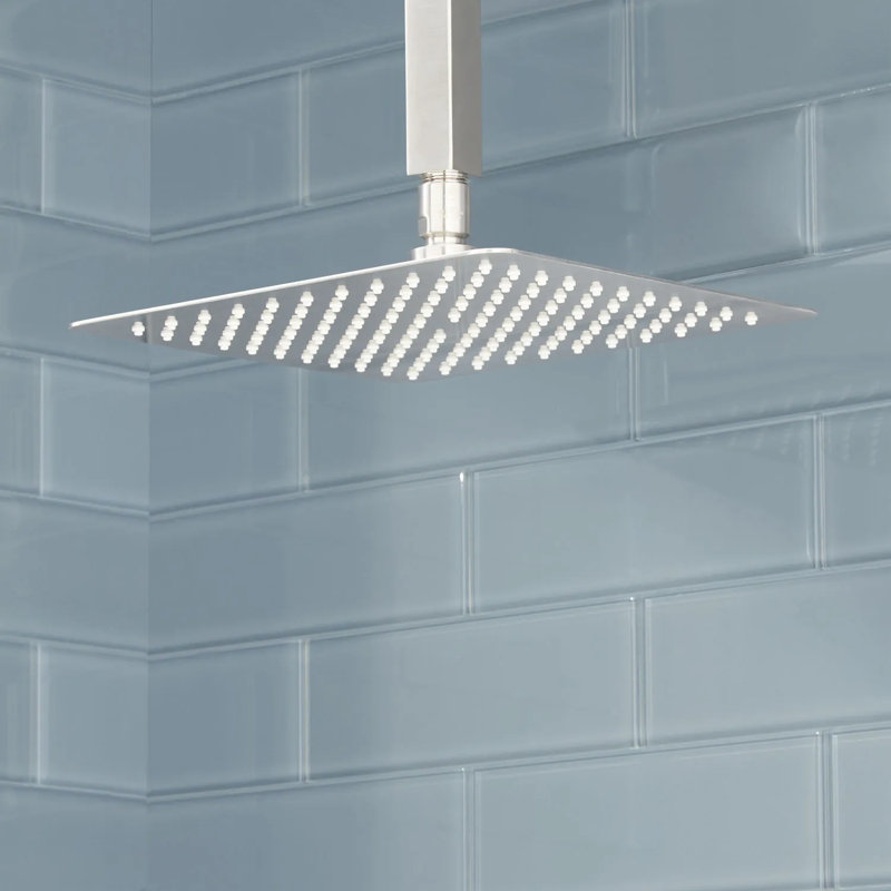 Système de douche Hibiscus Simple Select, Nickel brossé