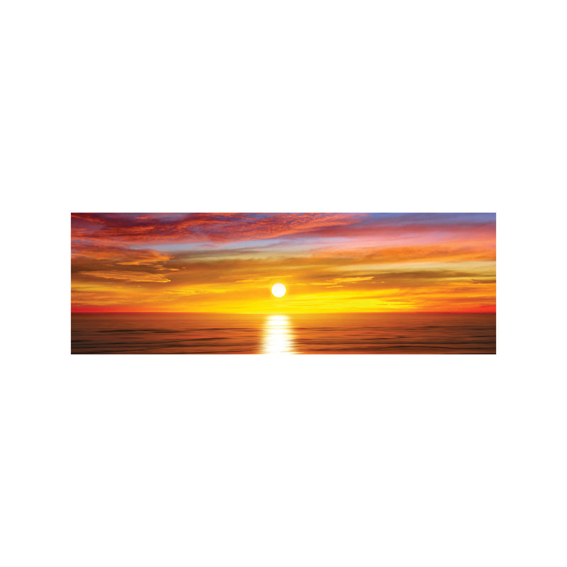 Sunlit Horizon IV by Maggie Olsen - Wrapped Canvas Panoramic Print, 30.48 cm H x 91.44 cm W x 1.91 cm D