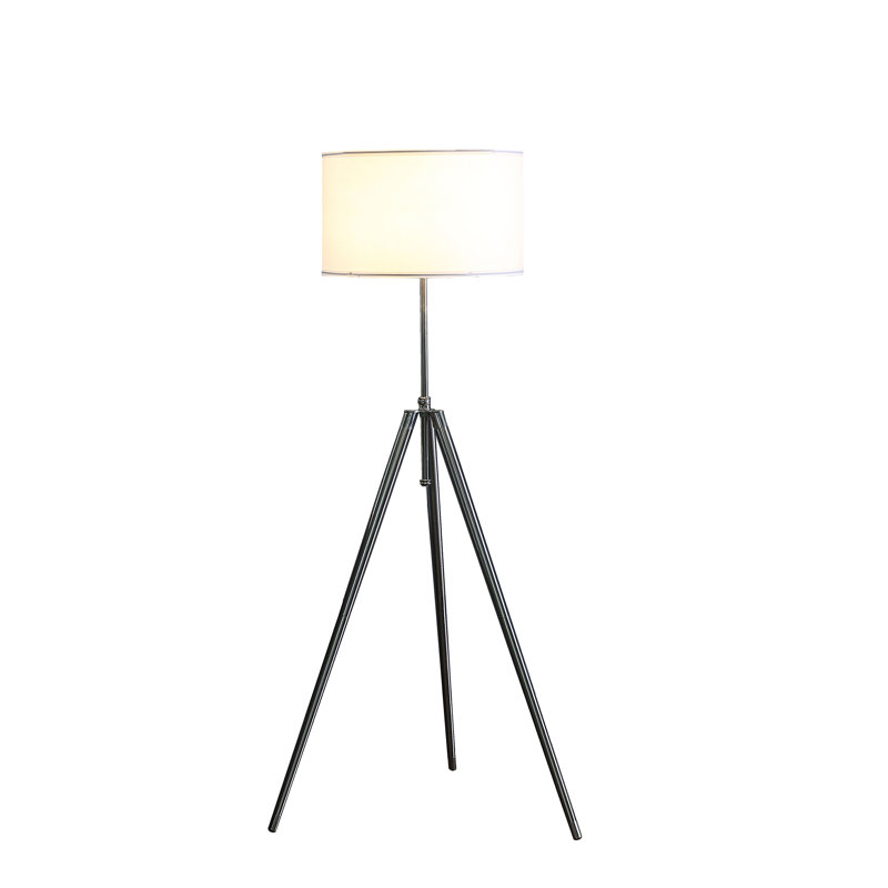 LAMPE DE PIED DE 64 À 47 po DE TRÉMODAGE RÉGLABLE AU MI-SIÈCLE