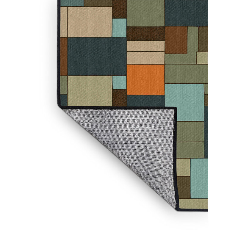 Landscape Layers Rug, Round 7'