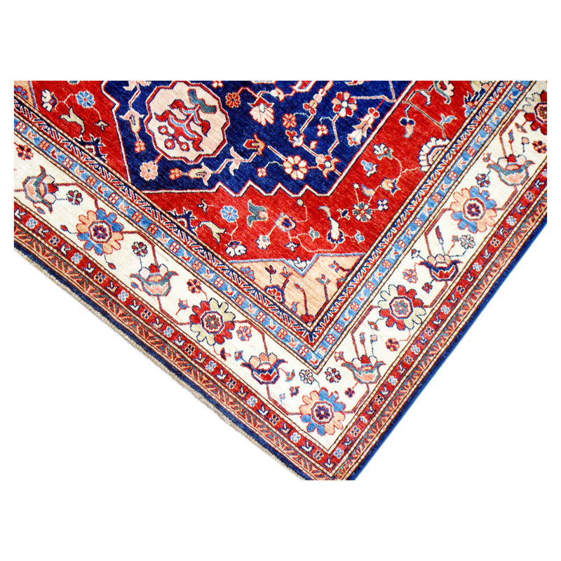 Kazak Hand Woven Wool Area Rug