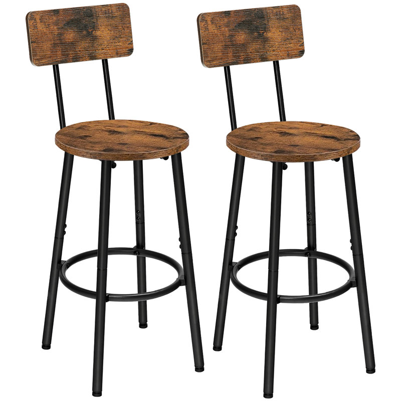 Counter Stool with Metal Frame