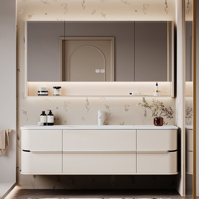 Light luxury simple style bathroom cabinet